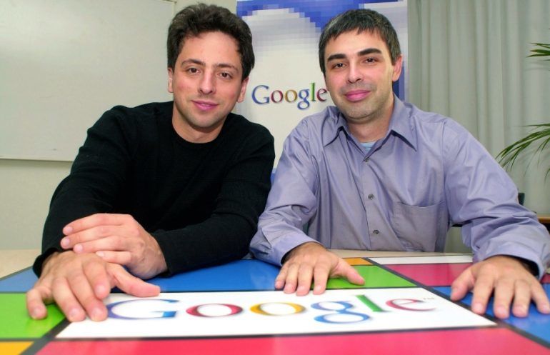 Larry Page et Sergey Brin les co-fondateurs de Google