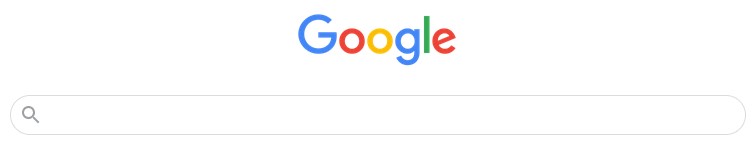 barre de recherche google